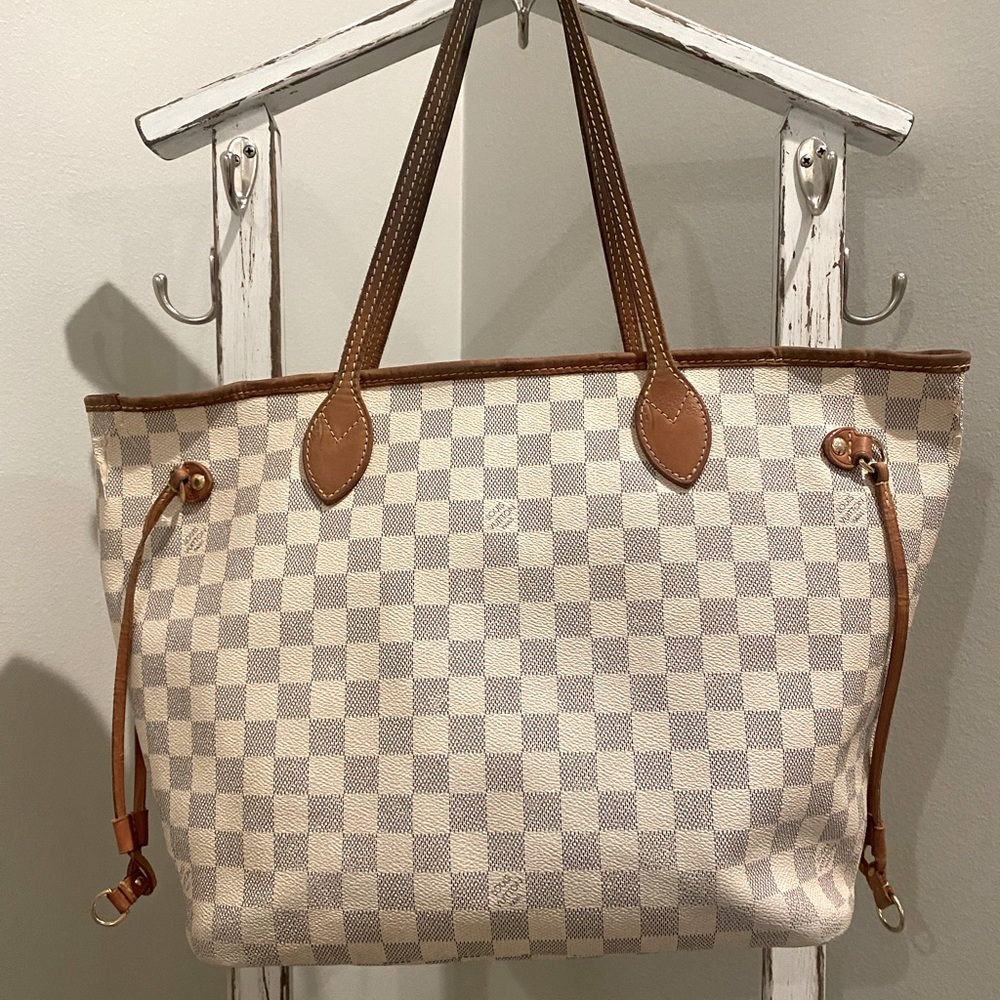 Louis Vuitton canvas tote bag